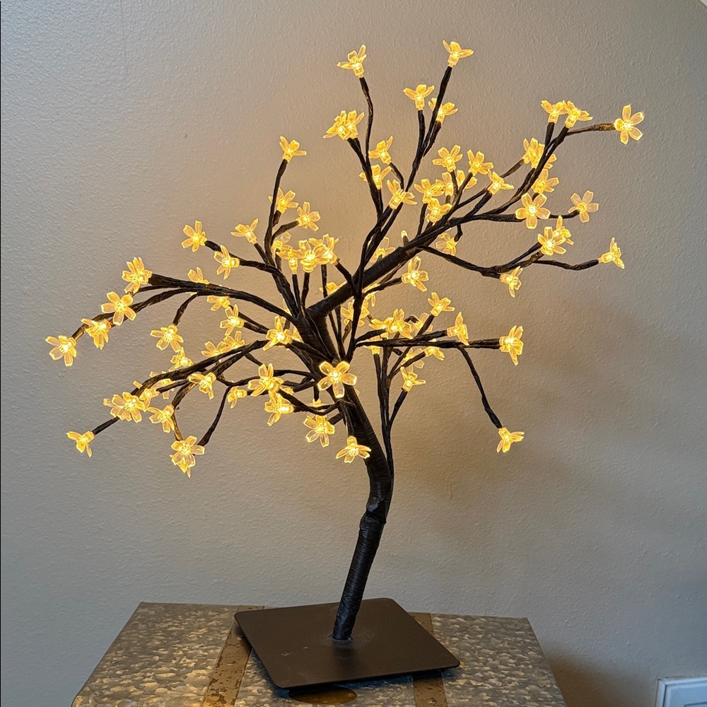 Cherry Blossom Lighted Tree Lamp